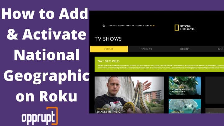 Sledujte national geographic na roku