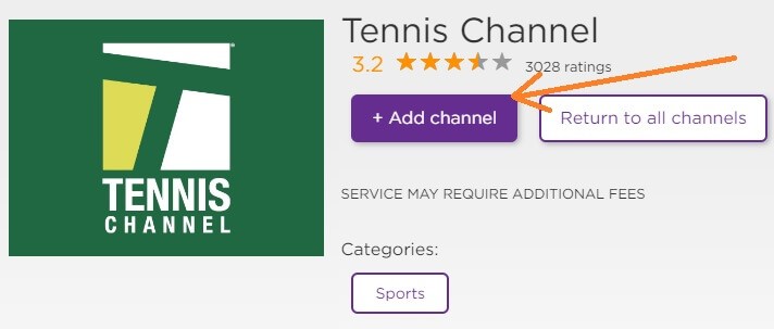How To Stream Watch Tennis Channel On Roku