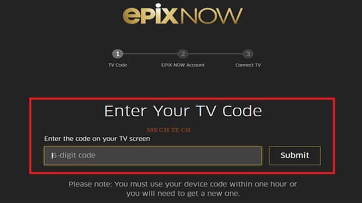 activate epix channel on roku