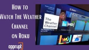 weather channel on roku