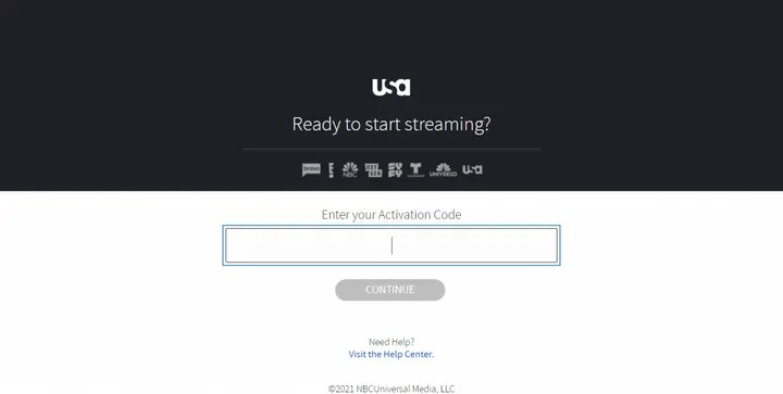 usanetwork activate roku tv