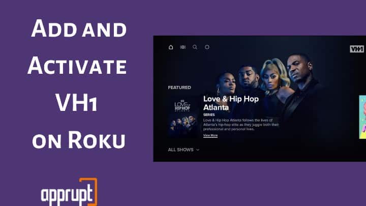 how to watch vh1 on roku