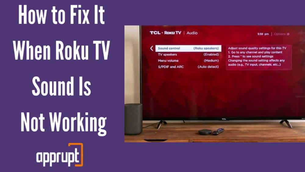 How to Fix Roku TV Sound Not Working