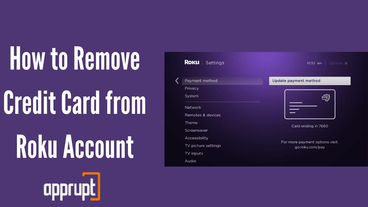 How Do I Remove My Credit Card From Roku Tv - Printable Cards