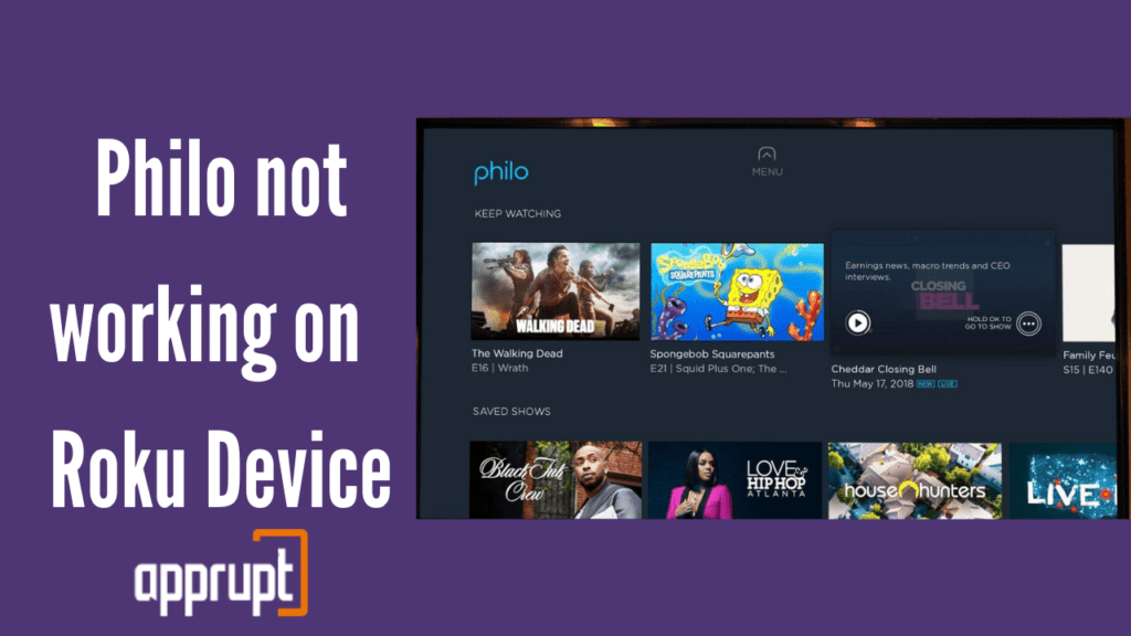 Philo not working on your Roku Device