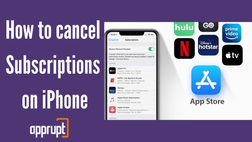 How to cancel subscriptions on iPhone