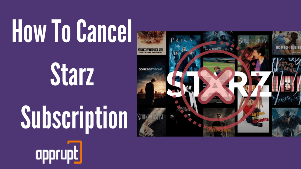 cancel starz subscription